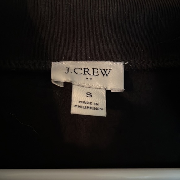 J Crew BL250 Black Gold Wide-Botton Sweatshirt w/ Green Plaid - Size Small - Picture 2 of 7